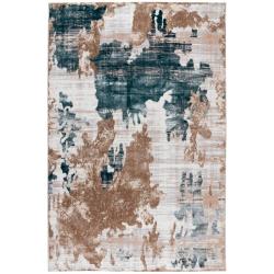 Ковер БЕЛЛА 1937С - CREAM SHIRINK / BLUE FDY прямоугольник размер 1,2*1,8 м