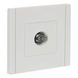 Розетка телевизионная IEK Forte&Piano белый FP-A10-O-K01