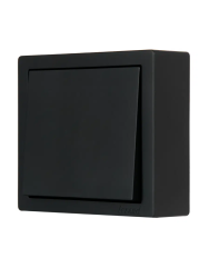 Выключатель LEZARD Leto 1 клавиша черный бархат 752-4200-100
