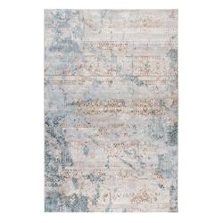 Ковер БЕЛЛА D057A - CREAM SHIRINK / BLUE FDY прямоугольник размер 1,4*2,0 м