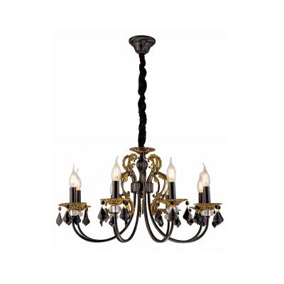 Люстра ЛАЙТ СФЕРА 1730/8 BK+GD Черный