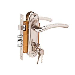 Замок врезной PALIDORE LH 7036-59SN Матовый хром