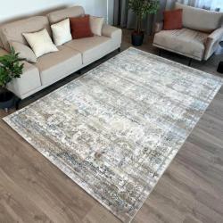 Ковер БЕЛЛА D008A - CREAM SHIRINK / BLUE FDY прямоугольник размер 2,0*2,9 м