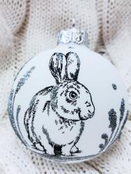 Шар КОЛОМЕЕВ Графический кролик 1 65 мм