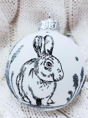 Шар КОЛОМЕЕВ Графический кролик 1 65 мм