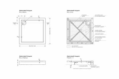 Поддон акриловый МЕТАКАМ Apart 100*100 см
