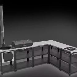 Стол разделочный GRILLVER Стандарт с мойкой 1120*850 мм