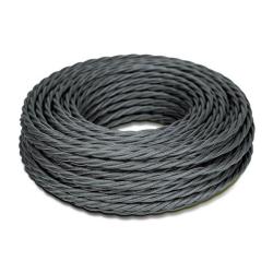 Провод ретро ТМ МЕЗОНИНЪ 3*1,5 мм2 графит