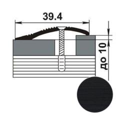 Профиль разноуровневый ЛУКА ПР 02 Венге 094 1,35 м
