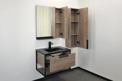 Тумба с раковиной COMFORTY Бонн 75 дуб темный