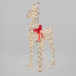 Фигура LED NEON-NIGHT Олененок уличная теплый белый 107 см 501-371