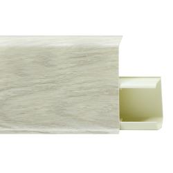 Плинтус пластиковый TERA 725 Дуб натур 2200*72*22,5 мм