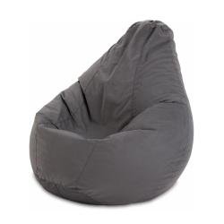 Кресло-мешок DREAMBAG Велюр Серый 85*125 см