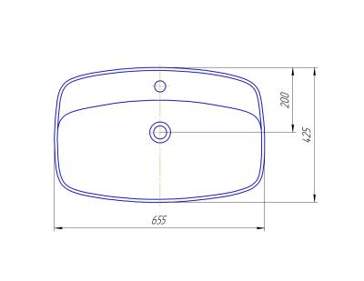 Раковина KIROVIT Купер 650 655*425*200 мм