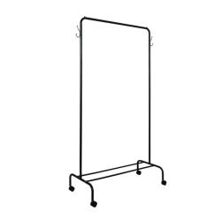 Вешалка напольная Радуга 2 (154*39*82см) на колесах, чёрный /ЗМИ/