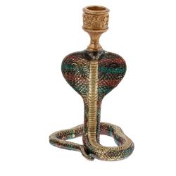 Подсвечник Змея 10*10*18 см полистоун /813219/РЕМЕКО