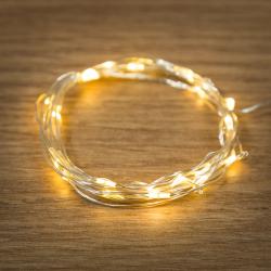 Гирлянда Нить NEON-NIGHT Роса 1 режим теплый белый 2 м 303-006