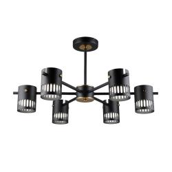 Люстра ЛАЙТ СФЕРА 6674/6 BK+COP Черный