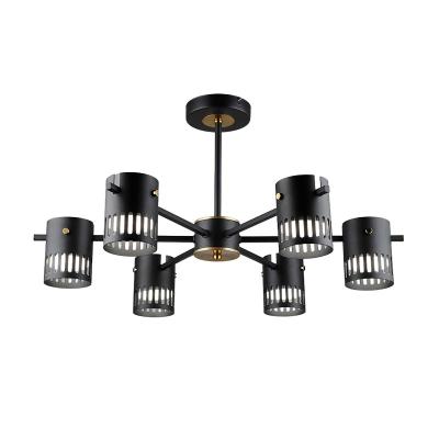 Люстра ЛАЙТ СФЕРА 6674/6 BK+COP Черный