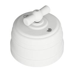 Выключатель ТМ МЕЗОНИНЪ Усадьба 1-2 клавиши белый GE30401-01