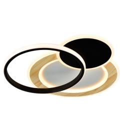 Люстра СОНЕКС Pine 7735/80L Дерево, черный