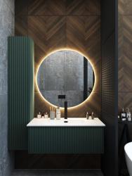 Тумба с раковиной LA FENICE Terra 100 серо-зеленый