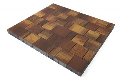 Плитка тротуарная BRAER Старый город Ландхаус Колормикс Мальва