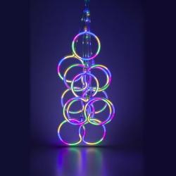 Гирлянда Бахрома ЭРА 8 режимов мультиколор 2,4*0,65 м Б0051878
