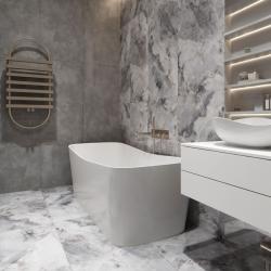 Плитка базовая ARCADIA CERAMICA Onyx Invisible grey 60*120 см