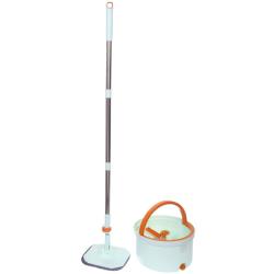 Набор для уборки Селфи Идеальная уборка ведро с отжимом, швабра, две насадки, в цветной коробке
