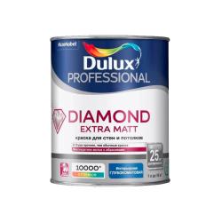 Краска DULUX Diamond Extra Matt для стен и потолков Белый 1 л