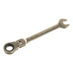 Ключ комбинированный ДЕЛО ТЕХНИКИ трещоточный шарнирный 15 мм 515415