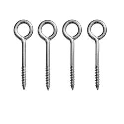 Шуруп-кольцо О-образный острый 5*80 мм 4 шт