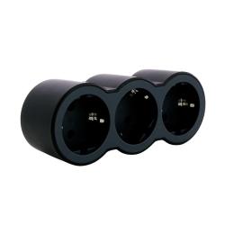 Тройник LEGRAND Стандарт черный 694519