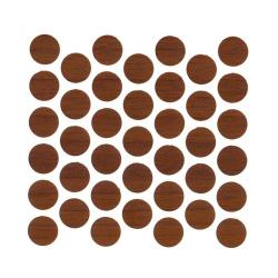 Заглушка декоративная универсальная орех 50 шт