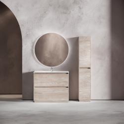 Тумба с раковиной SANCOS Libra Floor 100 дуб галифакс 