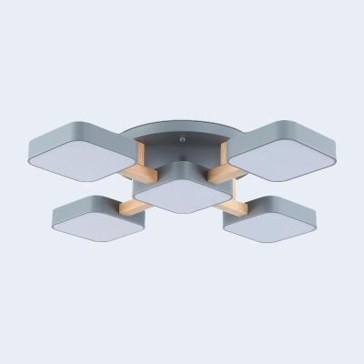 Люстра AMBRELLA Comfort FL4882/5 GR/WD Серый