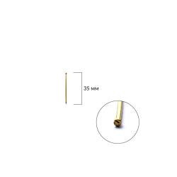 Гвоздь финишный латунированный 1,4*35 мм 100 г