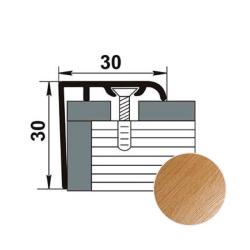 Профиль угловой ЛУКА ЛУ-30 ламинированный Сосна 4081 2,7 м