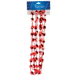 Бусы ВОЛШЕБНАЯ СТРАНА Эллипс красный 2,7 м