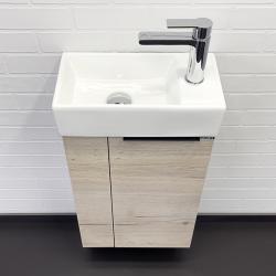 Тумба с раковиной COMFORTY Асти 40 дуб дымчатый 