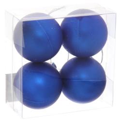 Набор шаров СЕРПАНТИН Матовый синий 5 см