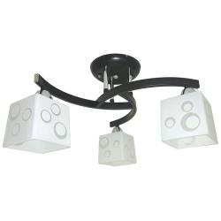 Люстра ЛИГА СВЕТА PC20175 BK+CR/3C Черный, хром