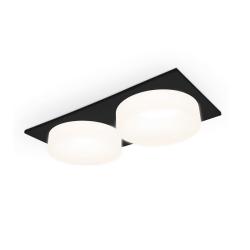 Светильник точечный AMBRELLA TN1319/2 черный песок/белый матовый