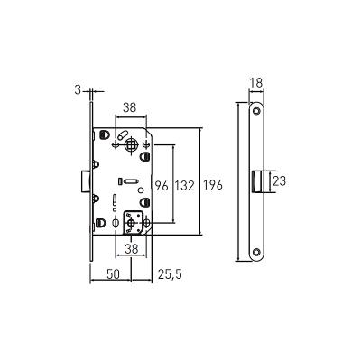 Защелка ARCHIE LP 5112 OL Латунь