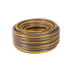 Шланг поливочный ПОЛИМЕР ШЛАНГ Фаворит Серый, желтый 3/4" 25 м