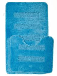 Набор ковриков для ванной AQUA PRIME Melany темно-голубой 