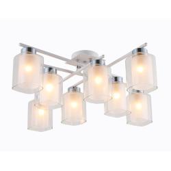 Люстра ЛАЙТ СФЕРА 74402/8 Chrоme+white Белый