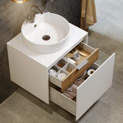 Корпус к тумбе AQWELLA Mobi 60 бетон светлый