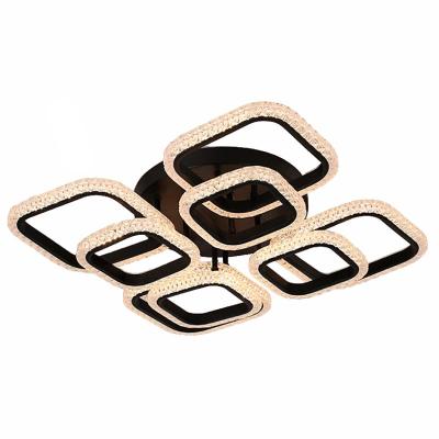 Люстра ЛАЙТ СФЕРА 9376/4+4S BK Черный